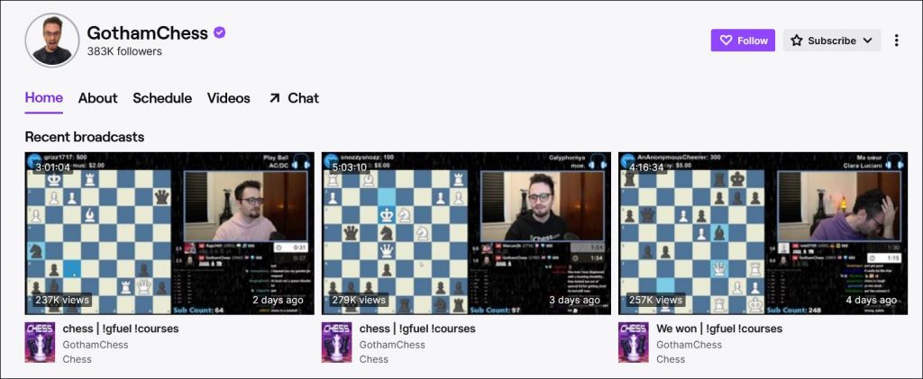 jarvisbudana's tweet  GothamChess vs. Dewa_Kipas Chess Match