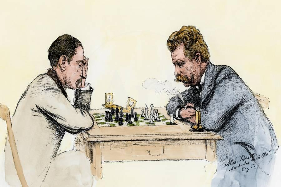 Chess titans draw, a draw chess game 